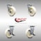 Service Caster 6 Inch Stainless Steel Nylon Swivel Caster Set with Roller Bearings 2 Brakes SCC SCC-SS30S620-NYR-2-TLB-2 - alternate 6